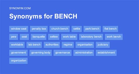 bench synonyms.